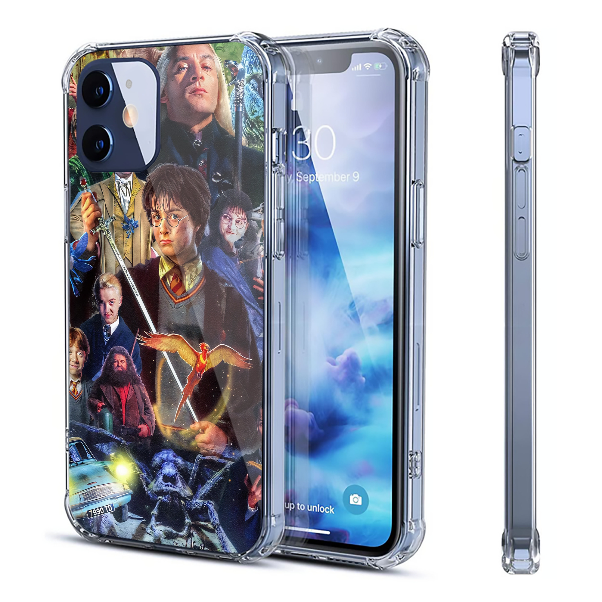 （画像用） Harry Potter ハリー・ポッターシリーズ 【iPhone 12シリーズ対応】透明スマホケース（クリアソフトケース）